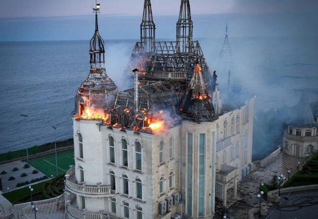 'Castelo do Harry Potter' é destruído após ataque russo no porto de Odessa