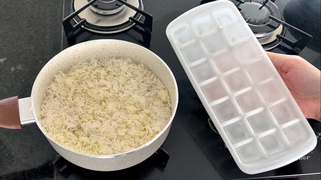 Fazer arroz com gelo deixa ele soltinho