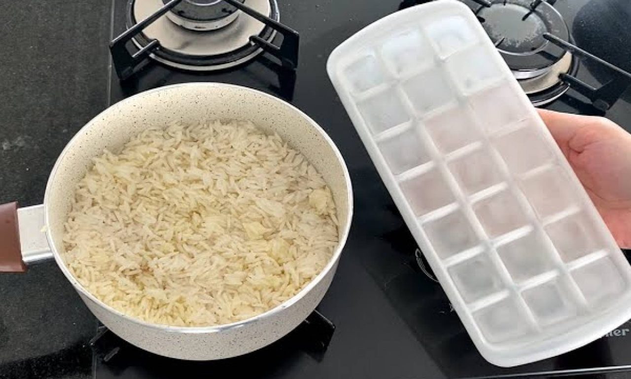 Fazer arroz com gelo deixa ele soltinho