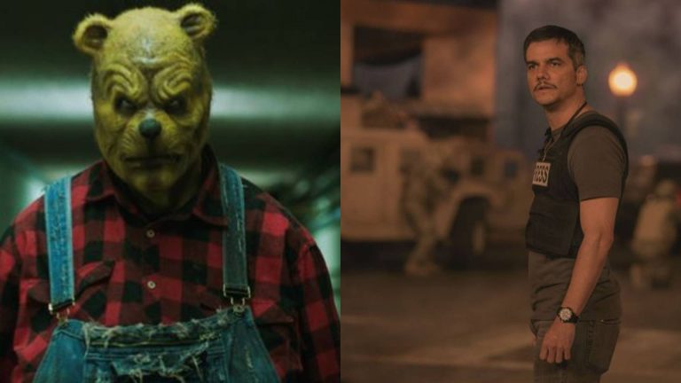 Cenas dos filmes "Ursinho Pooh: Sangue e Mel 2" e "Guerra Civil"