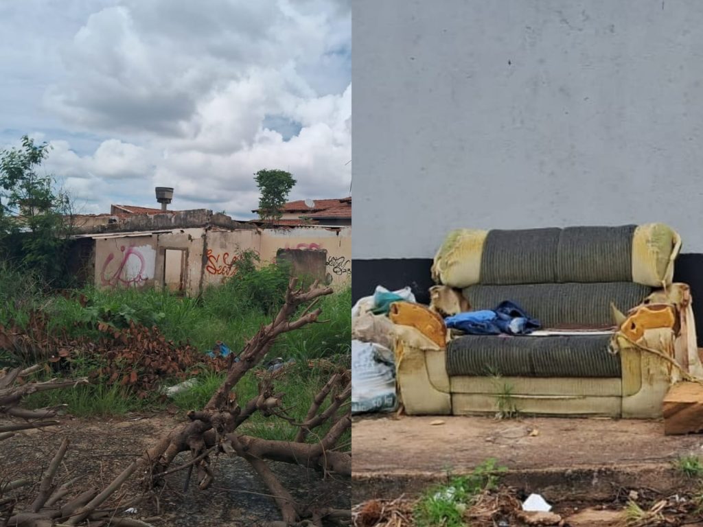 Moradores denunciam descaso e abandono de entulhos em bairro de Anápolis: ‘dengue tá solta, querem matar a gente?’