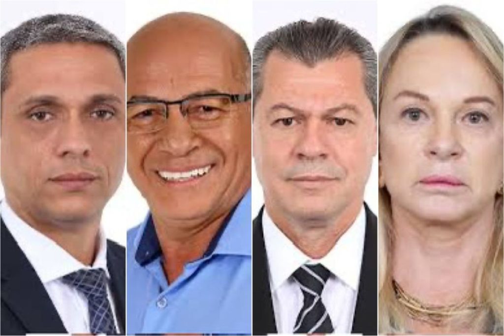 Gustavo Gayer, Professor Alcides, Daniel Agrobom e Magda Moffato.