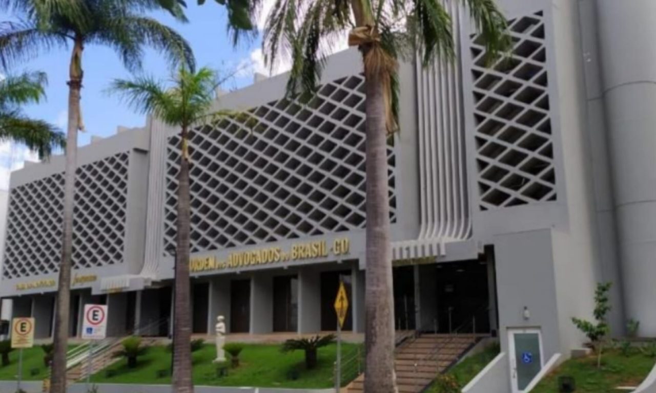 Sede da OAB Goiás. (Foto: Divulgação/OAB-GO)
