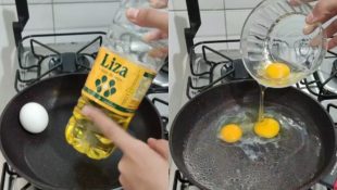 A técnica dos chefs de cozinha para fazer o ovo frito perfeito