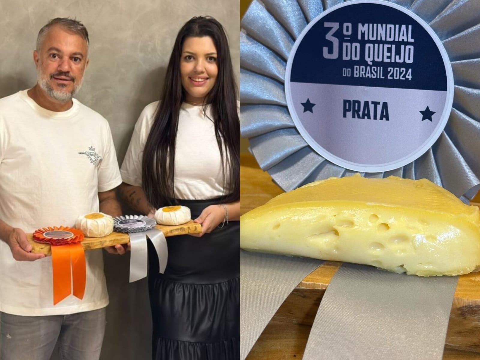 Queijo fabricado por família no interior de Goiás ganha prêmio em campeonato com competidores internacionais