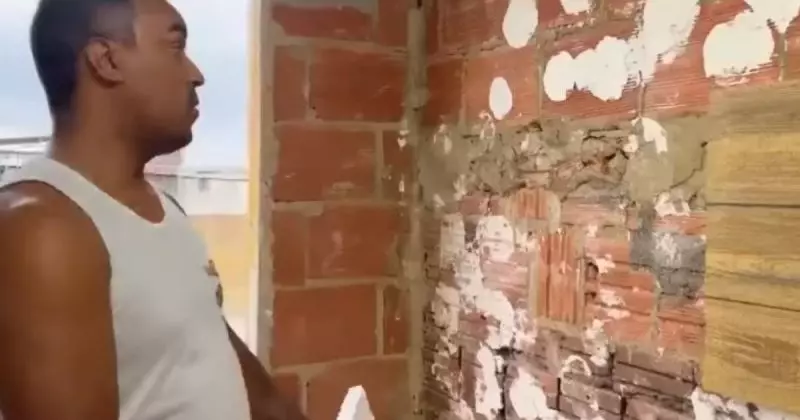 Pedreiro ensina solução simples para quem tem parede feia em casa