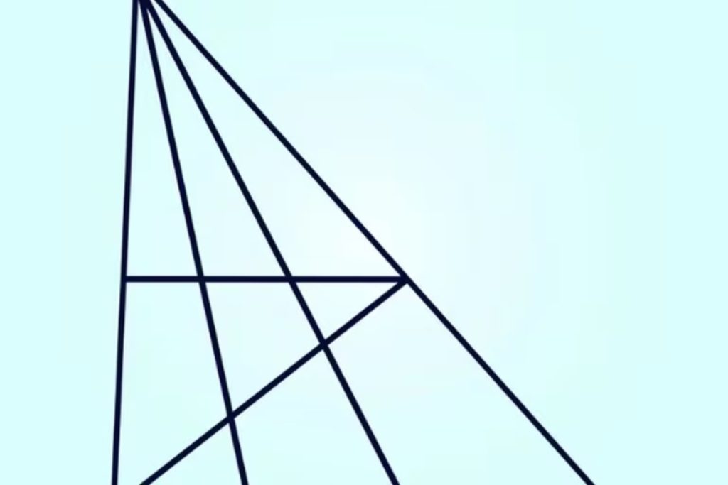 Teste: responda quantos triângulos têm nesta imagem e descubra se você é inteligente