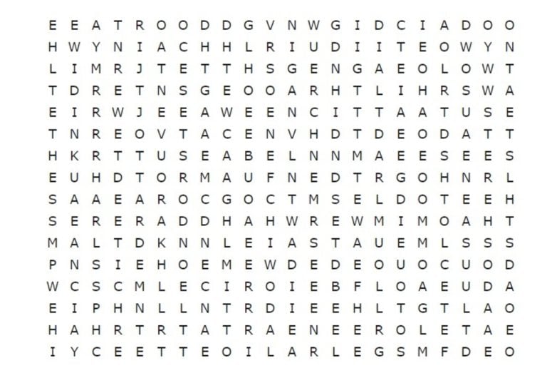 Desafio: encontre “MULHER” em menos de 15 segundos neste caça-palavras