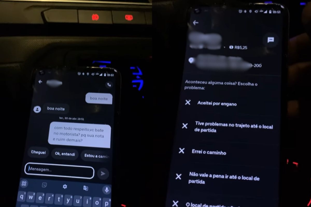 Motorista de aplicativo surpreende passageira e divide opiniões: “você iria?”