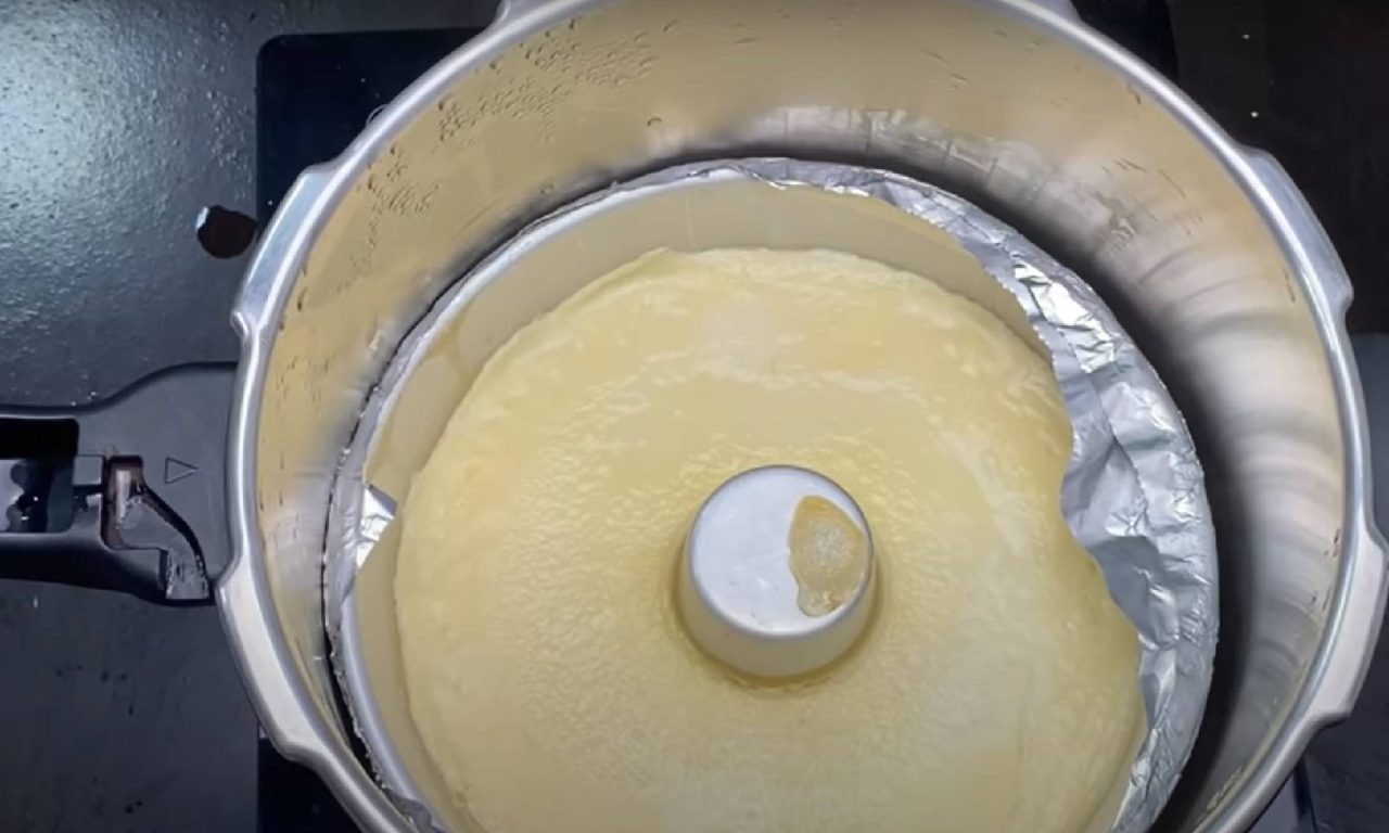 Receita de pudim na panela de pressão