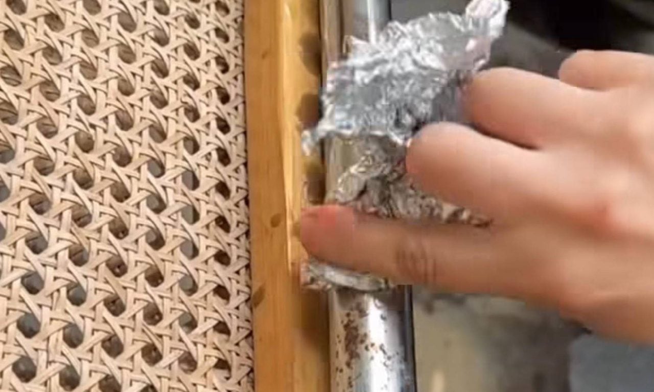 Remover ferrugem com papel alumínio