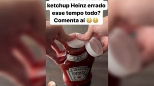O erro que quase todo mundo comete na hora de colocar ketchup na comida