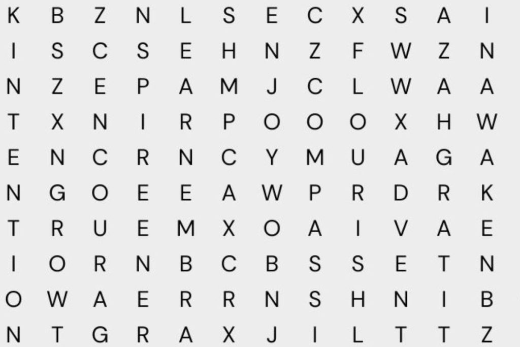 Olhar atento: encontre “COLUNA” em menos de 14 segundos e estabeleça um novo recorde