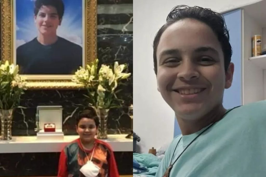Matheus Vianna, hoje com 12 anos. (Foto: Reprodução/UOL)