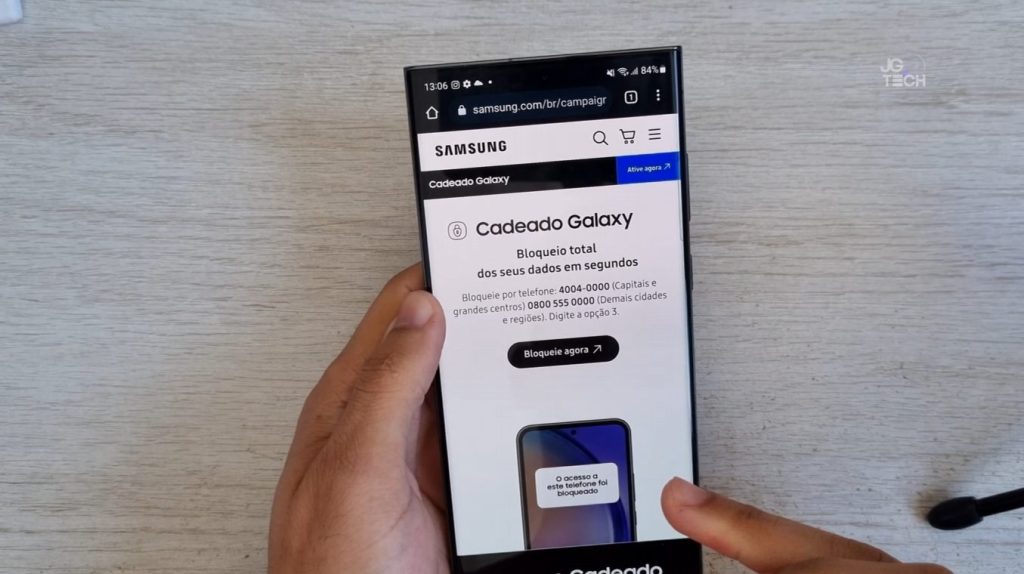 Cadeado Galaxy: ferramenta "explode" seu celular e impede o acesso de ladrões