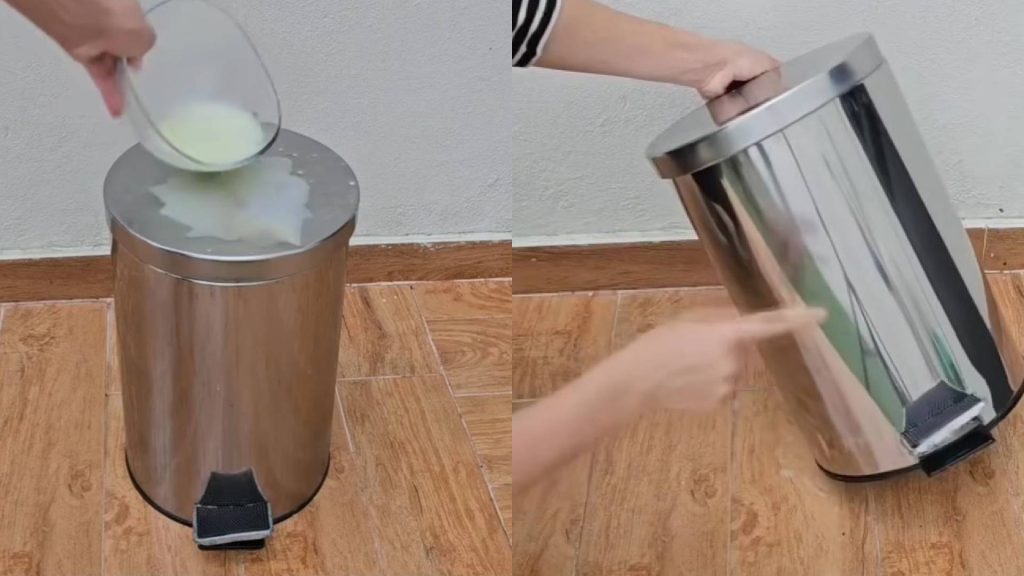 Misturinha para limpar objetos de inox