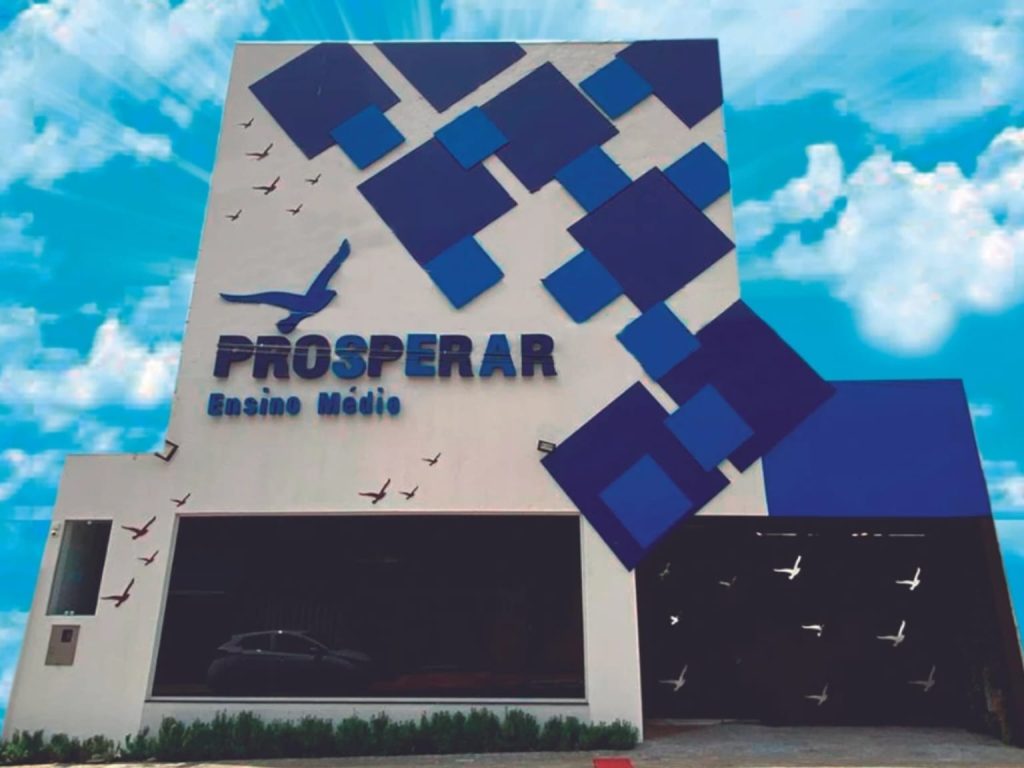 Fachada do Ensino Médio Prosperar. (Foto: Reprodução)