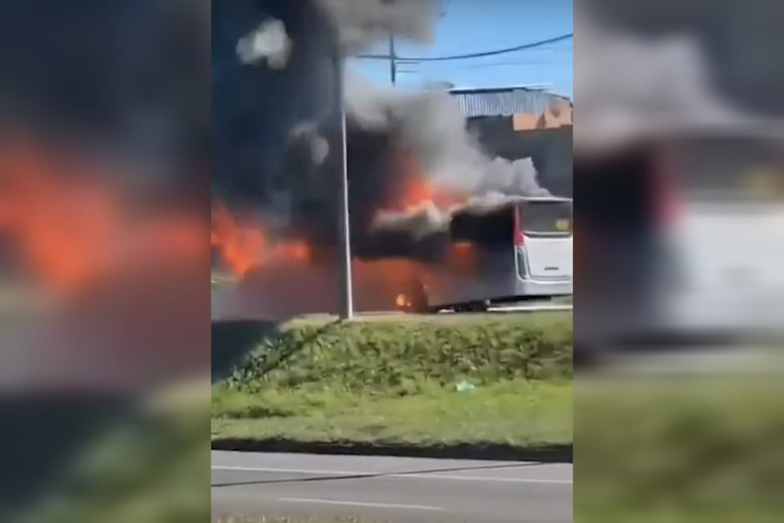 Ônibus é incendiado na avenida Brasil após mortes em ação policial no Rio