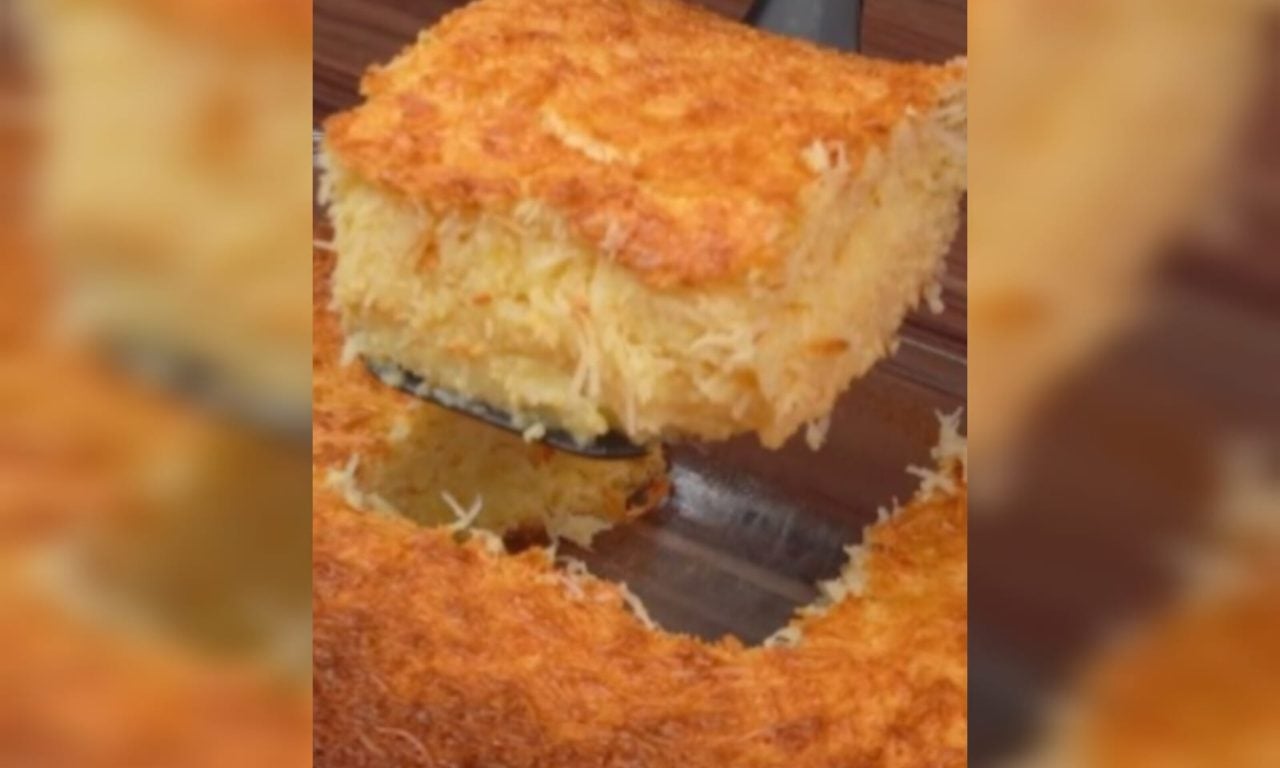 Mulher revela a receita do bolo de coco que faz ela ganhar R$ 5 mil por mês