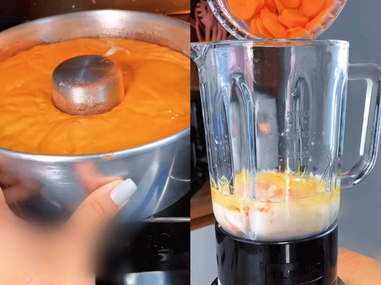 Aprenda a fazer o bolo de cenoura que já sai recheado do forno