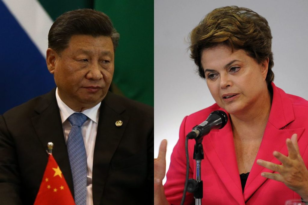 Dilma recebe medalha de presidente chinês Xi Jinping