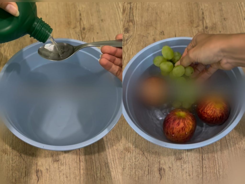 Essa é a forma correta de higienizar o hortifruti após as compras