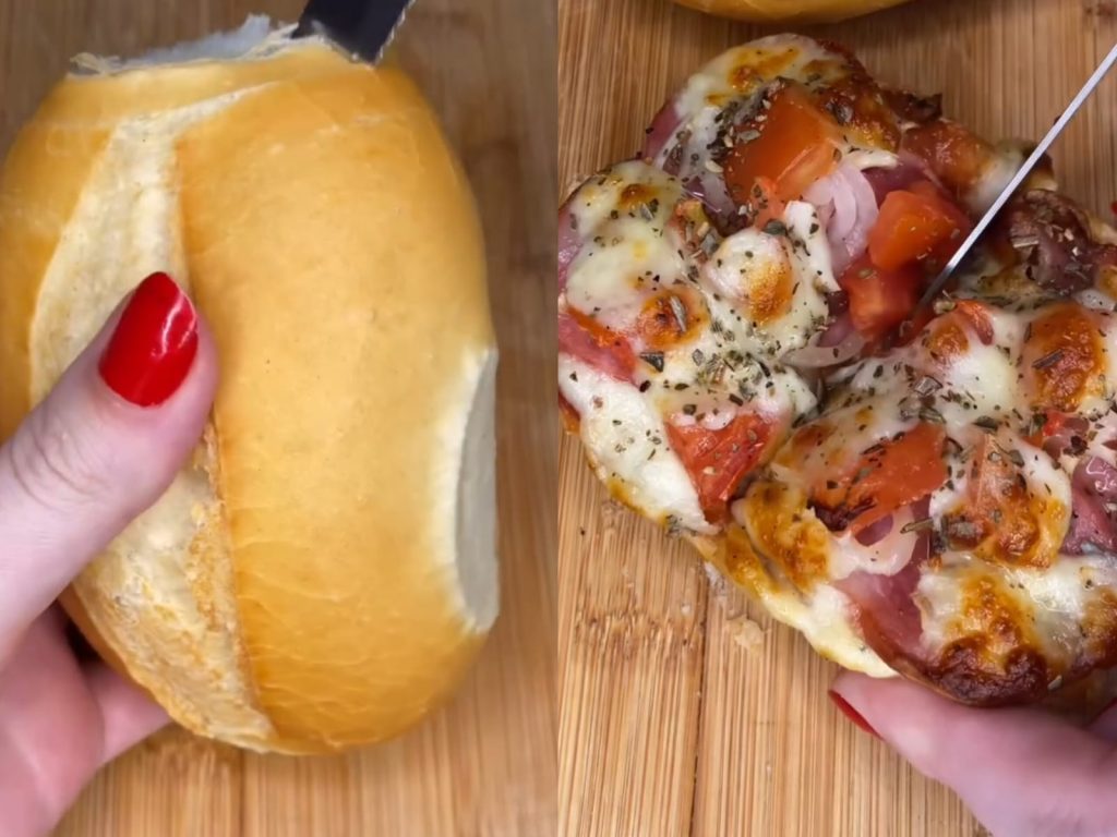 Receita de pão pizza