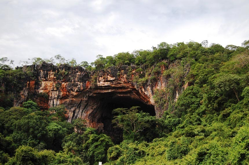 Caverna Terra Ronca 1, no Parque Estadual de Terra Ronca. (Foto: Divulgação/Semad)