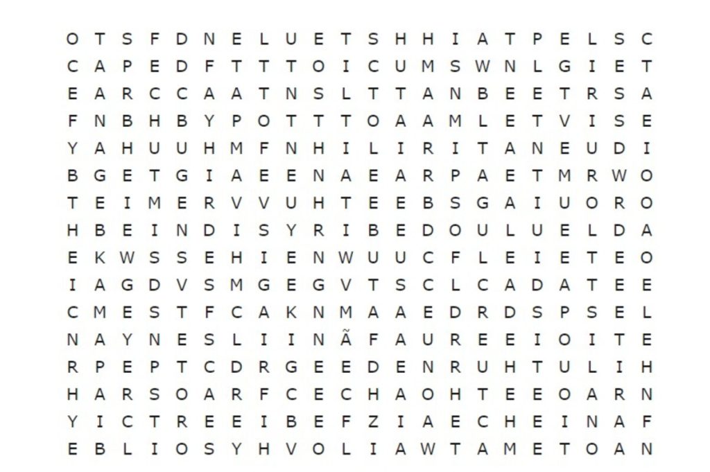 Teste de agilidade: consegue encontrar “PAI” e “MÃE” em 9 segundos?