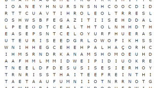 Desafio: encontre “PALHAÇO” e “CIRCO” em menos de 16 segundos neste caça-palavras