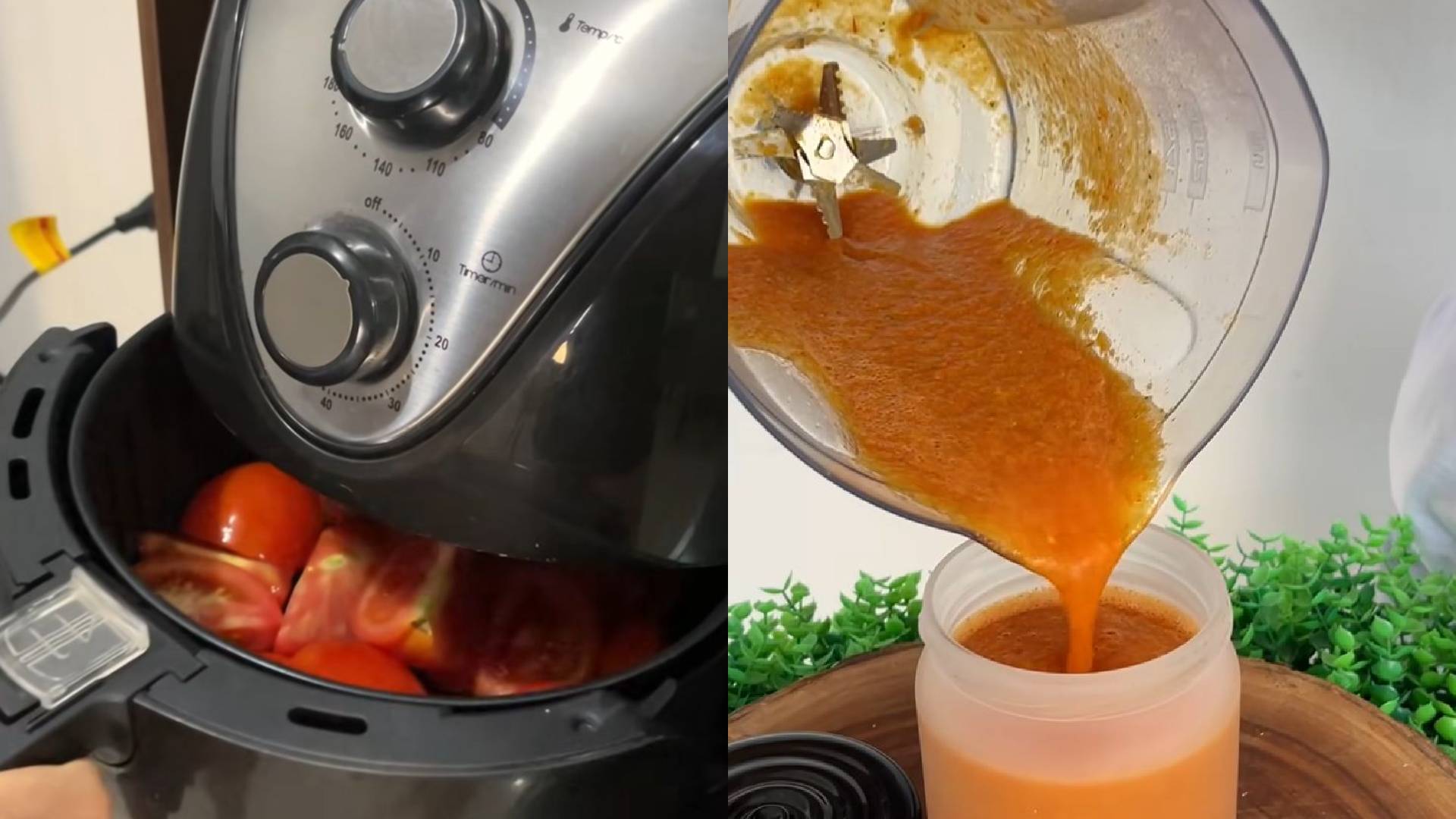 Receita de molho de tomate na Air Fryer