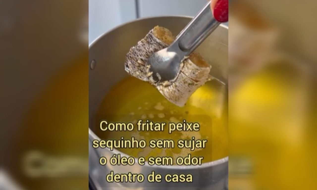 Como fritar e deixar o peixe sequinho (sem sujar o óleo e sem cheiro forte na cozinha)