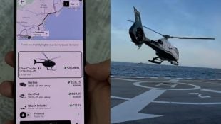 Já é possível acionar viagem de helicóptero pela Uber; veja quanto custa
