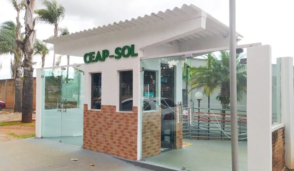 Entrada do CEAP-SOL, em Goiânia. (Foto: Divulgação) 