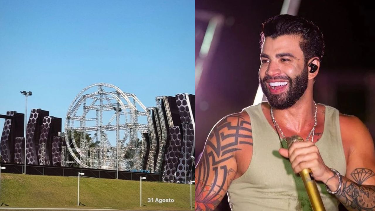 Mega evento na fazenda de Gusttavo Lima, em Goiânia. (Foto: Reprodução/ Redes Socias)