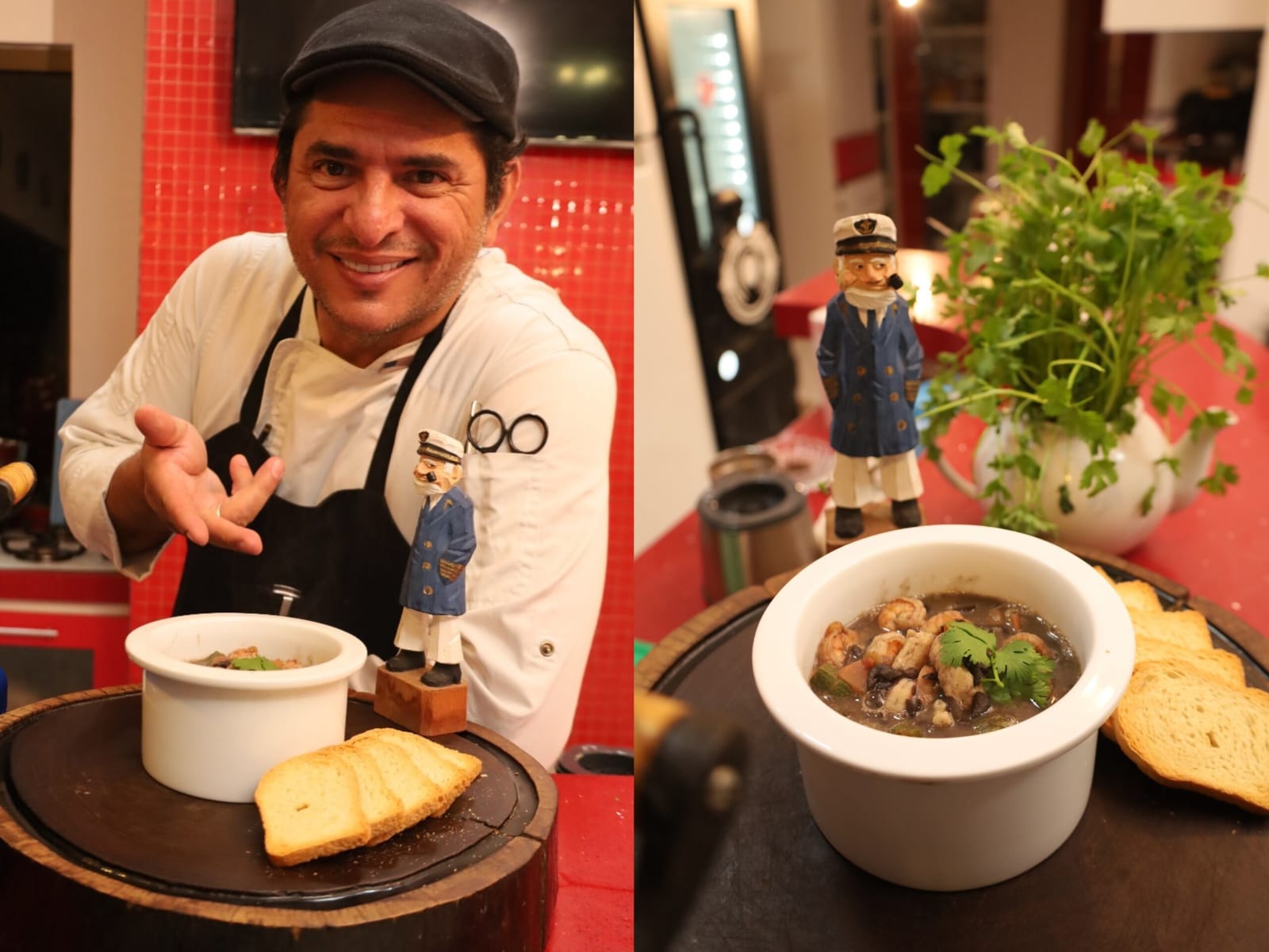 Receita foi preparada pelo chef no "Cada Prato Uma História; Cada Mordida Uma Viagem". (Foto: Elvis Godoi) 