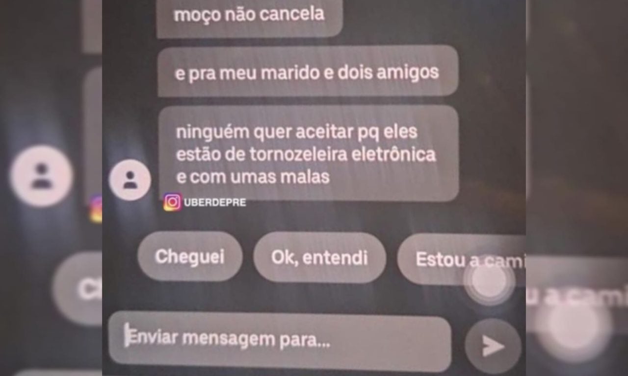 Passageira surpreende ao revelar por que motoristas de aplicativo estão cancelando corrida