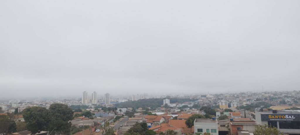 Tempo frio em Anápolis (Foto: Matheus Brandão/Portal 6) temperaturas