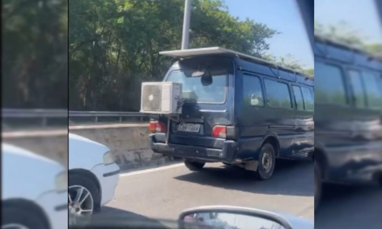 Veículo chama atenção de motoristas no Rio de Janeiro