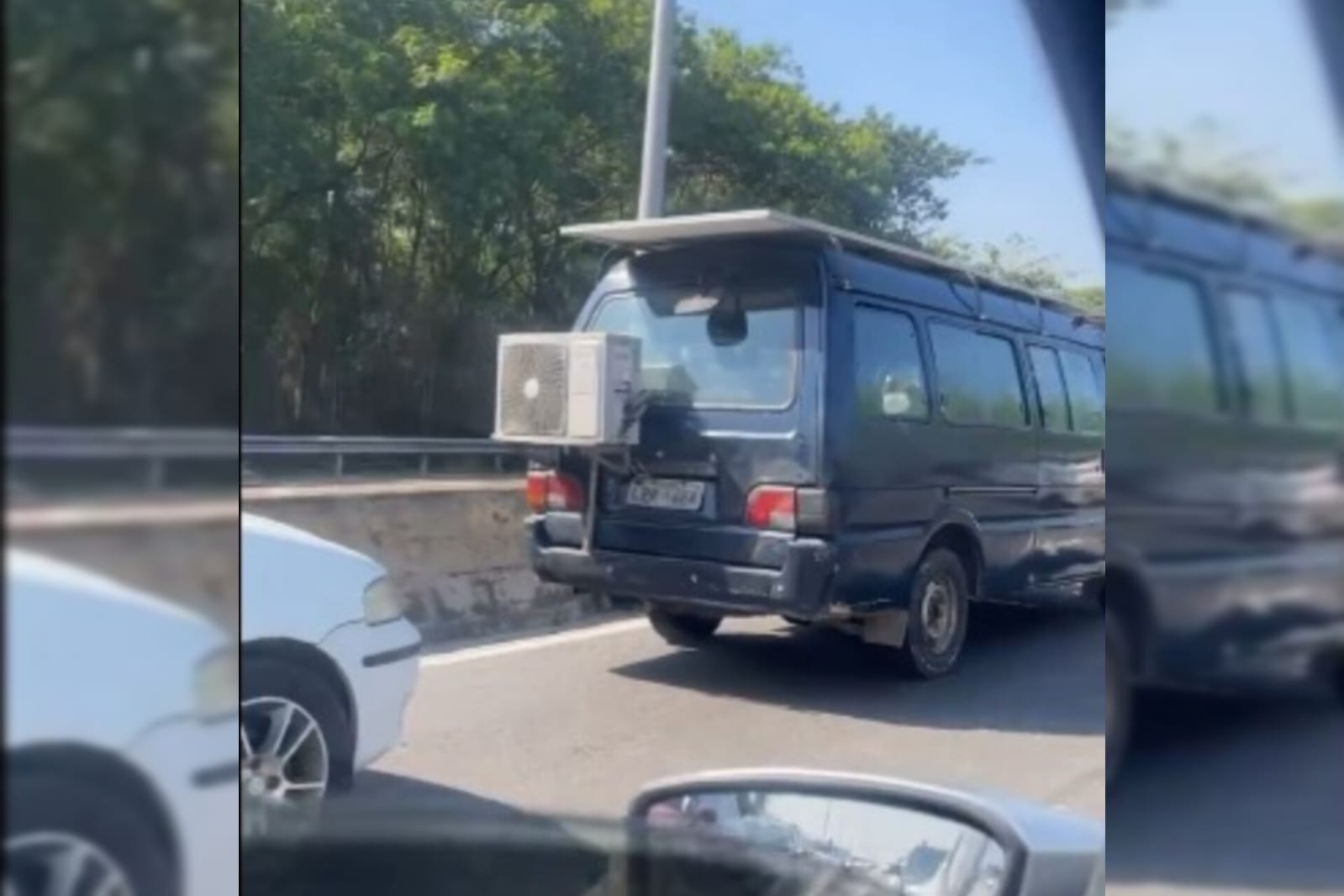 Veículo chama atenção de motoristas no Rio de Janeiro