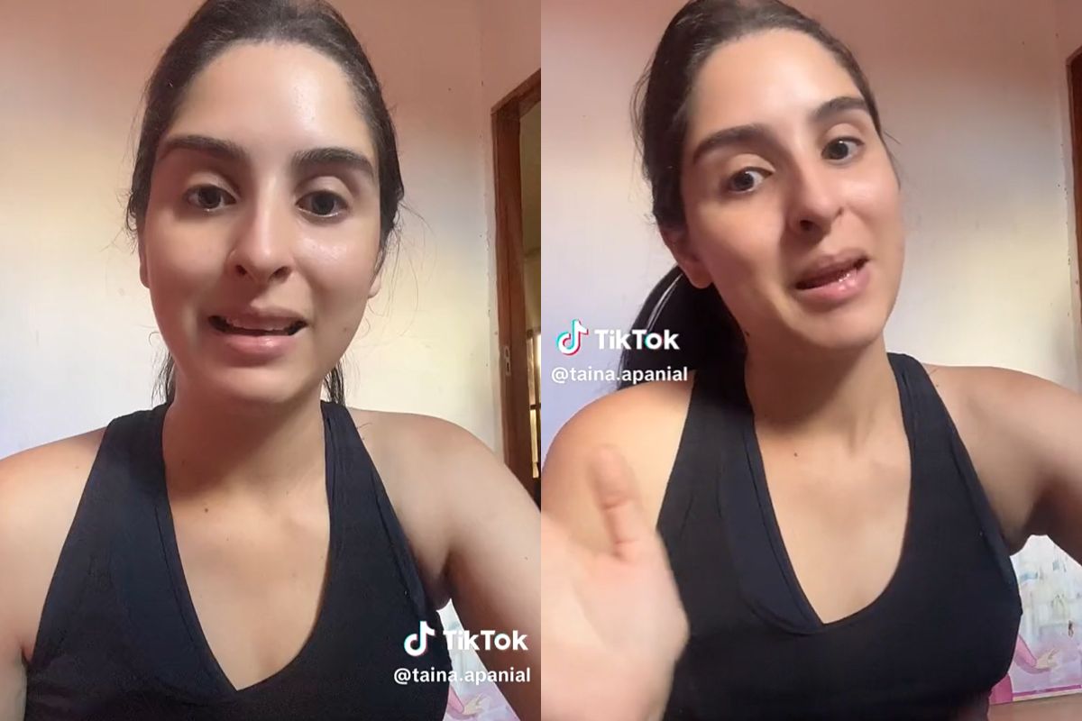 Tainá Apanial se questionou sobre as cidades. (Foto: Reprodução/TikTok)