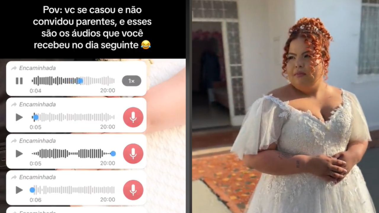 Jovem de Goiânia viraliza após se casar sem chamar parentes e receber  áudios desaforados - Portal 6