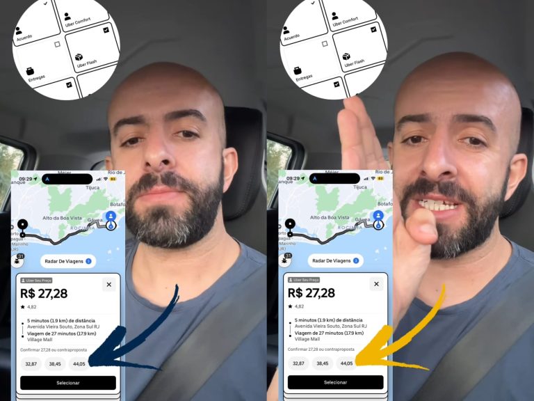 Motorista de aplicativo revela modalidade da Uber que pode agradar passageiros, mas desagradar profissionais