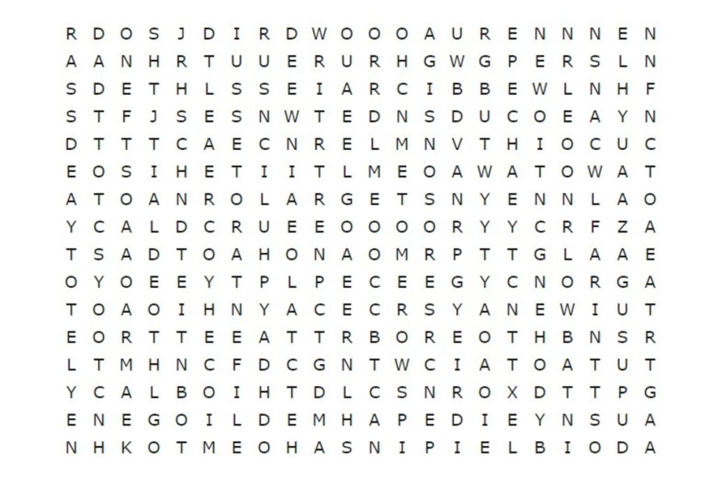 Desafio: seja rápido e encontre “GATO” neste caça-palavras em apenas 8 segundos