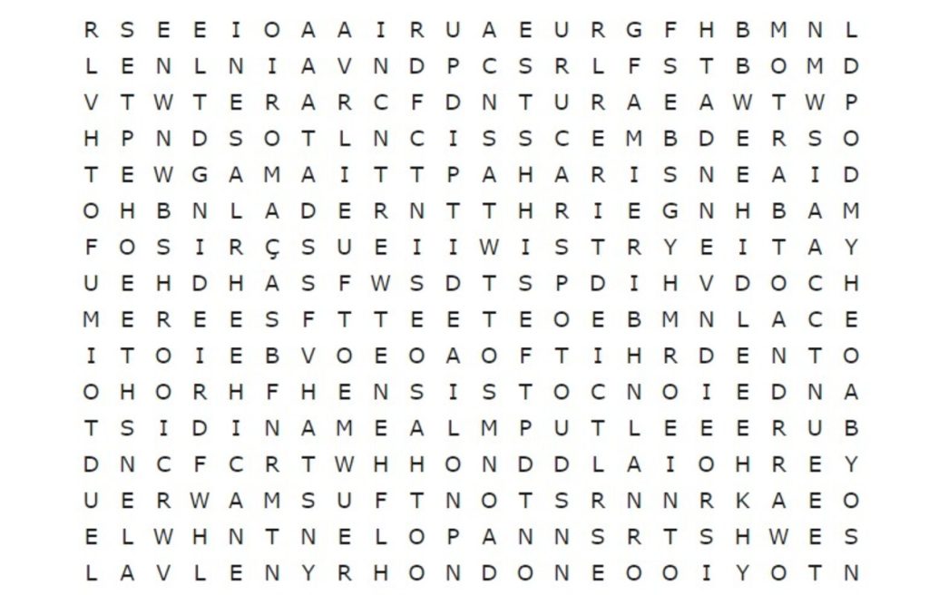 Desafio de setembro: encontre “MAÇÃ” em inglês neste caça-palavras em menos de 22 segundos