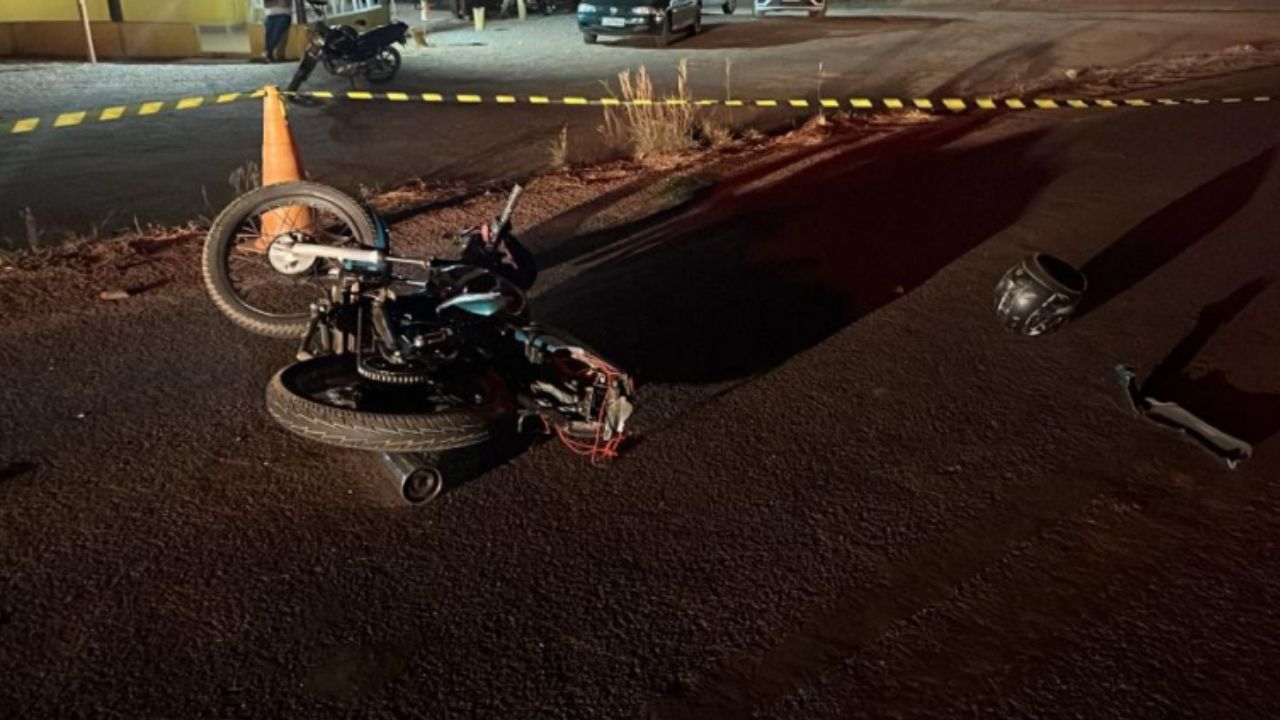 Acidente entre motos deixa um morto e outro ferido, em Goiás. (Foto: Reprodução)