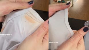 Truque prático e simples para tirar mancha de maquiagem da roupa