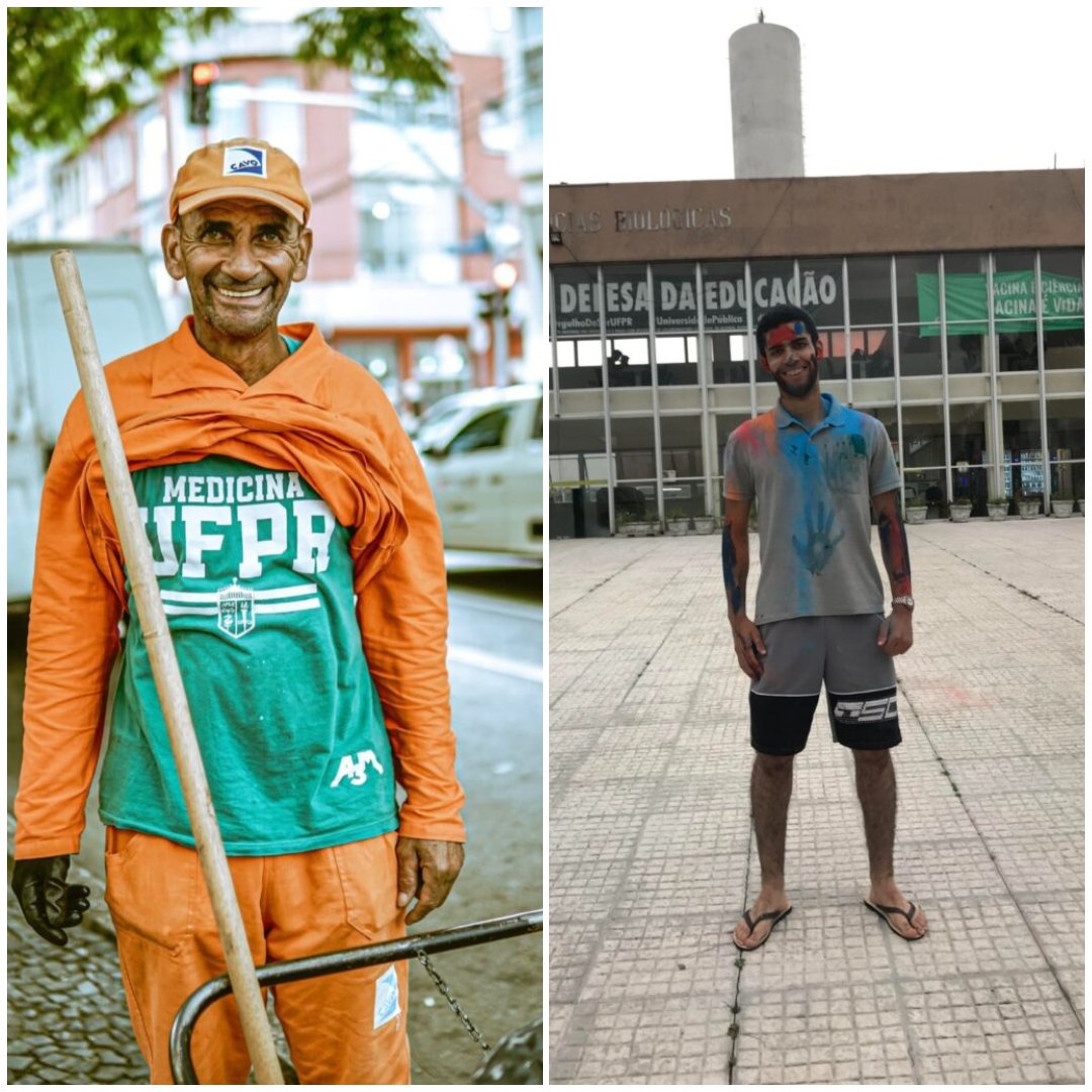 Pai emociona ao mostrar como faz para pagar a faculdade de medicina do filho