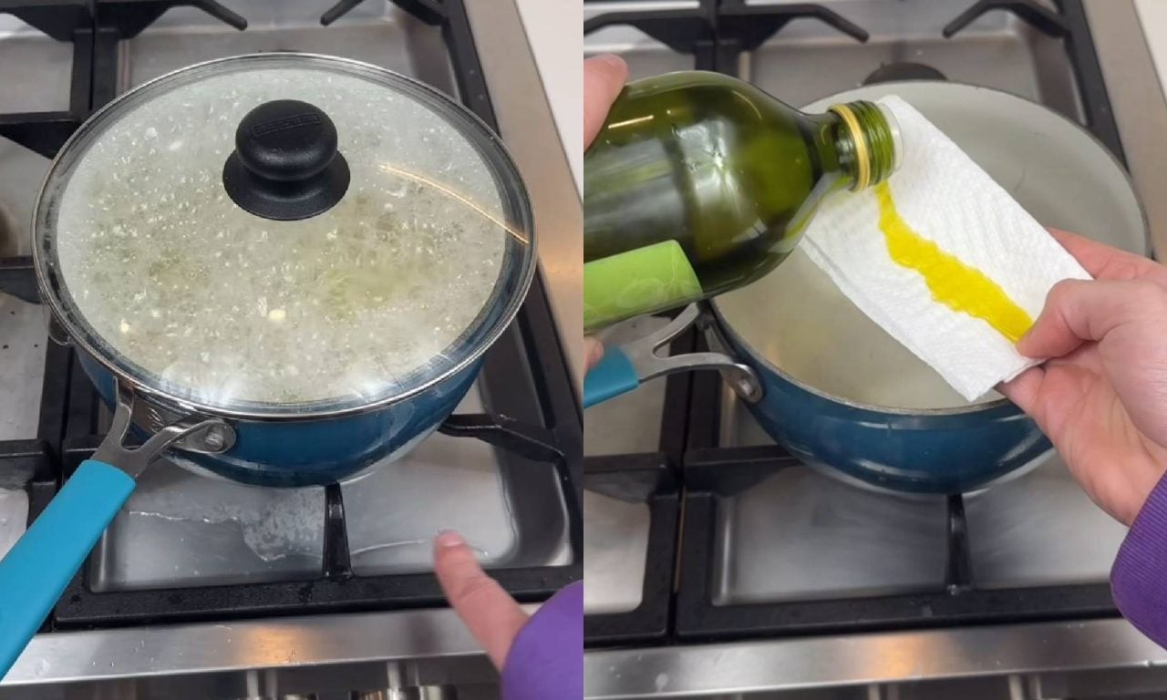 Basta utilizar um pouco de azeite para a água não transbordar na hora de preparar arroz