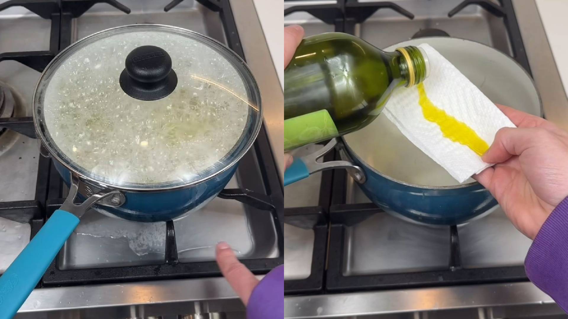 Basta utilizar um pouco de azeite para a água não transbordar na hora de preparar arroz